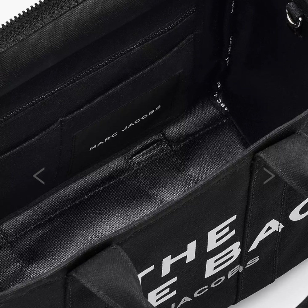 Marc Jacobs Black Canvas Briefcase